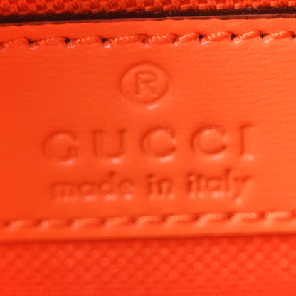Gucci Calfskin Monogram Mini Moon Side Shoulder Bag Orange 6 of 9