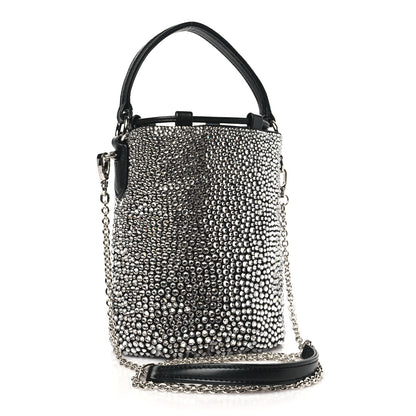 Miu Miu Raso Crystal Starlight Bucket Bag Black 3 of 10