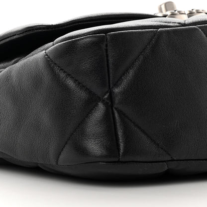 Chanel Lambskin Quilted Medium Chanel 19 Flap Black 9 of 12