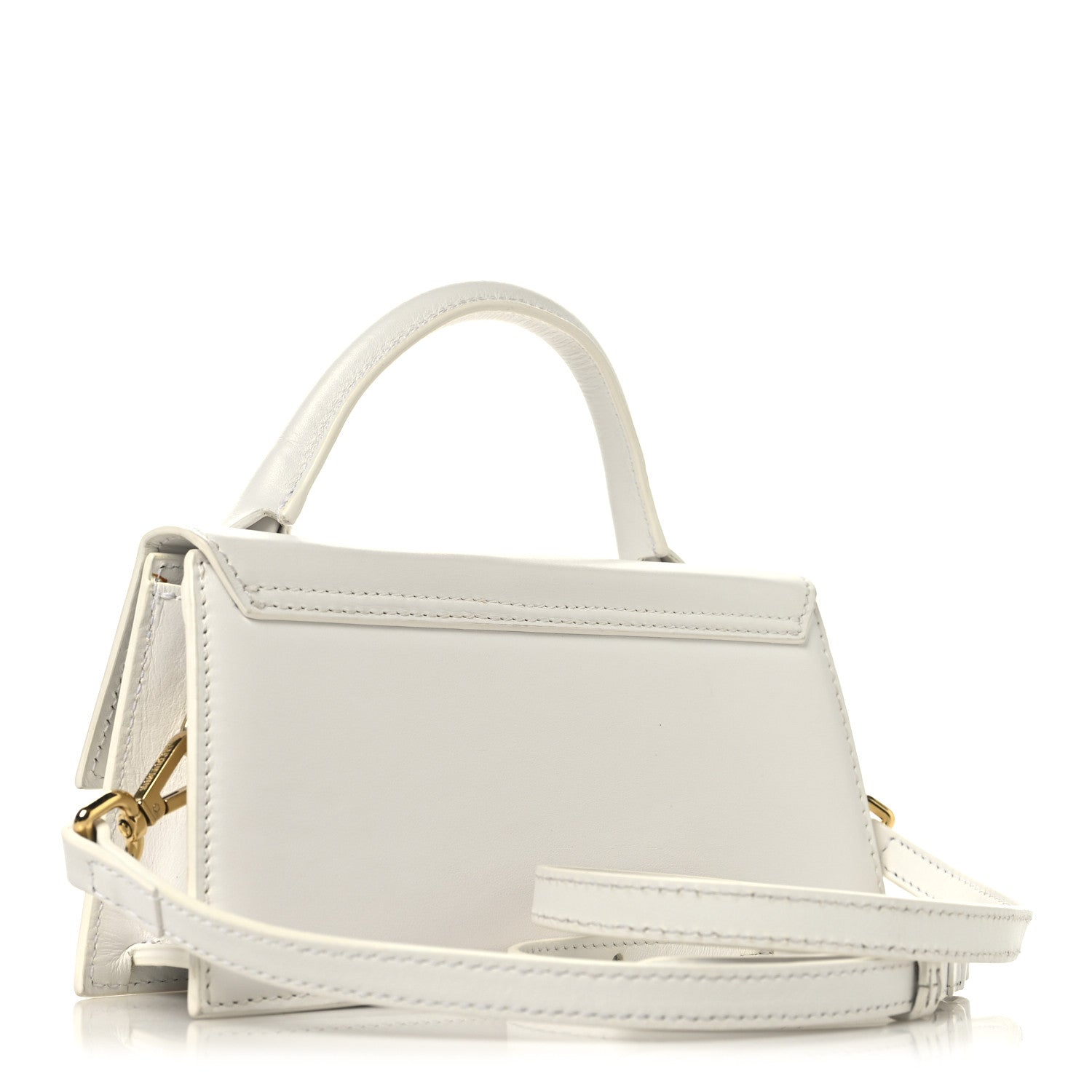 Jacquemus Smooth Calfskin Le Chiquito Long White 3 of 11
