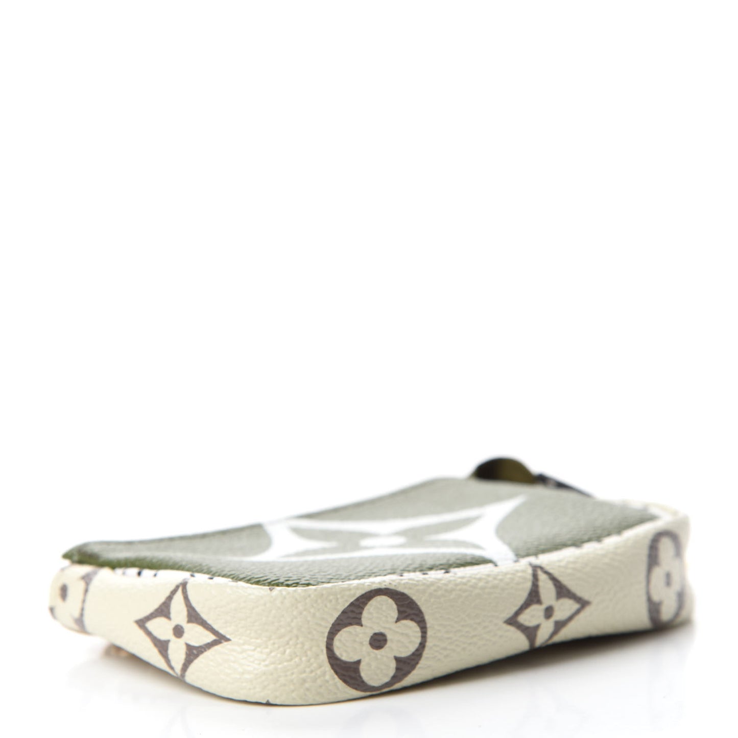Monogram Giant Micro Pochette Accessories Kaki White