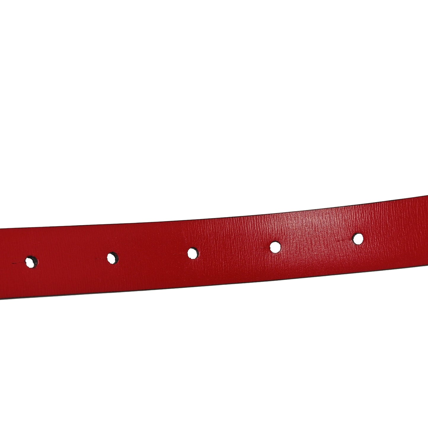 Glossy Calfskin VLogo Reversible 20mm Belt 85 34 Black Rouge Pur