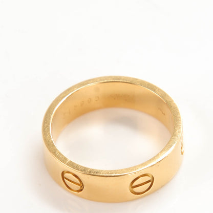 Cartier 18K Yellow Gold 5.5mm LOVE Ring 58 8.25 5 of 6