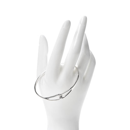 Tiffany Sterling Silver Interlocking Loops Bangle Bracelet 2 of 4