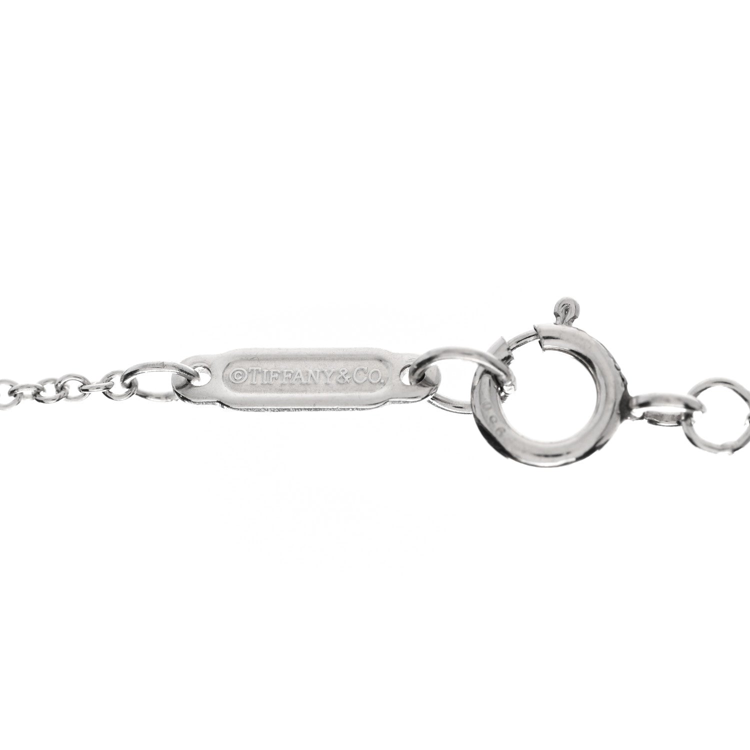 Tiffany Platinum Diamond Bezel Set Cross Pendant Necklace 4 of 6
