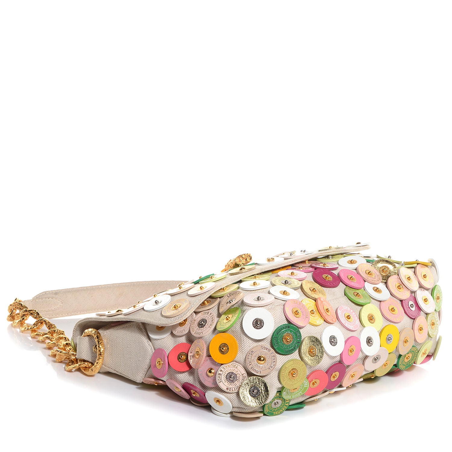 Louis Vuitton Polka Dot Fleurs Viviane Bag 4 of 9