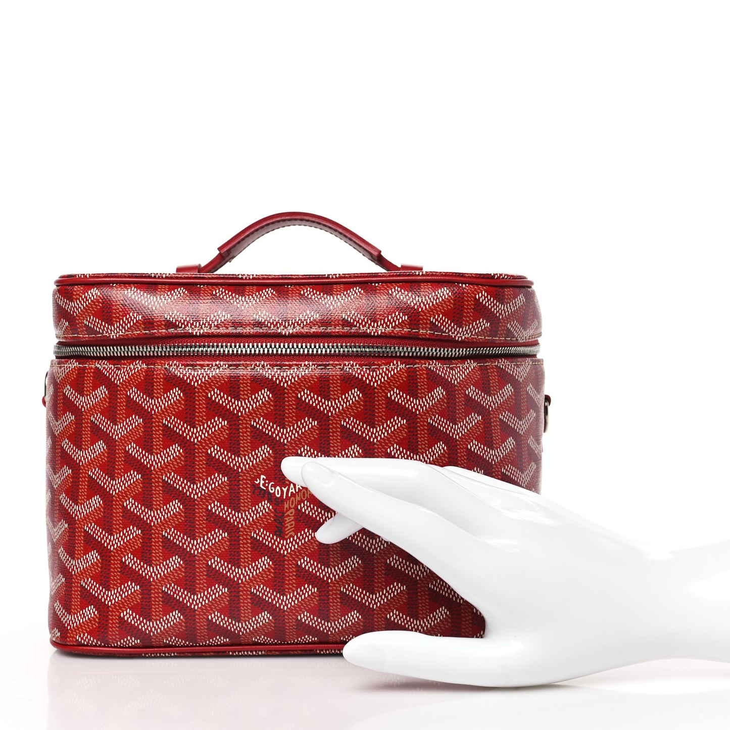 Goyardine Muse Vanity Case Red