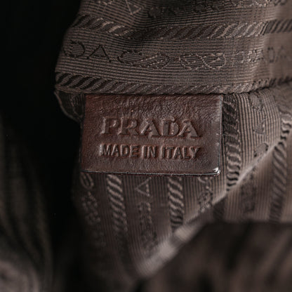Prada Glace Calf Large Dome Satchel Moro 7 of 16