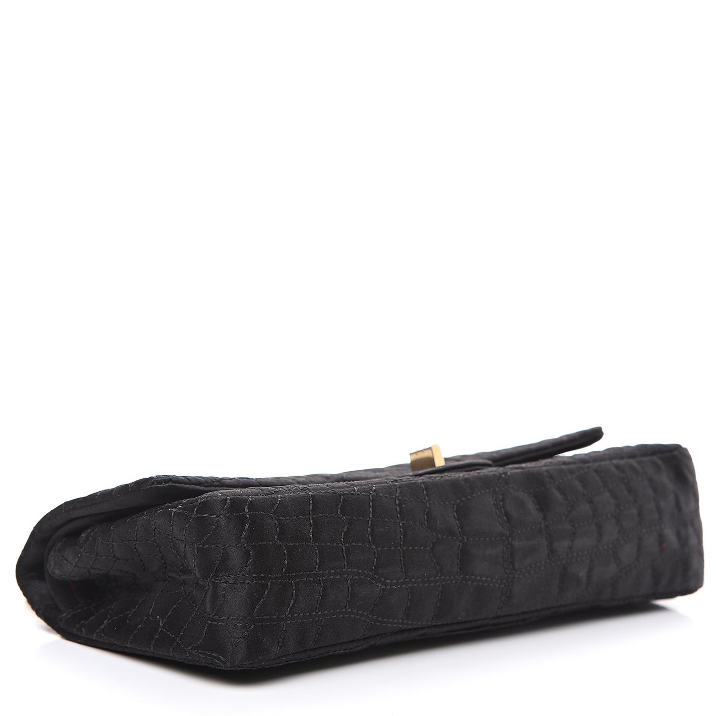 Satin Coco's Croc 2.55 Reissue East West Flap Black