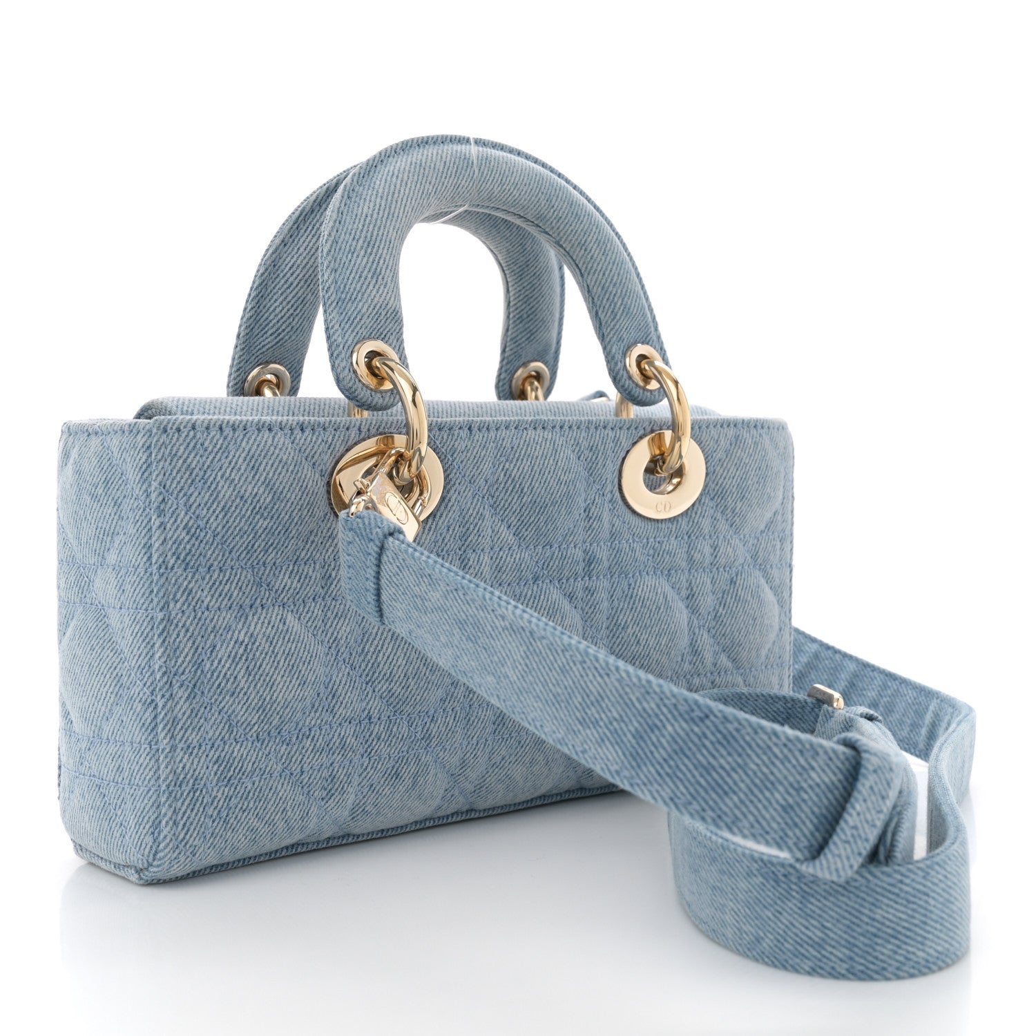 Christian Dior Denim Macrocannage Lady D-Joy Blue 3 of 10