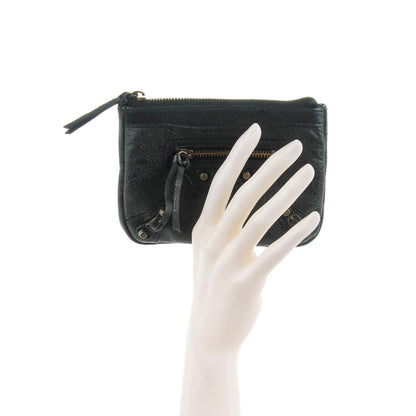Balenciaga Agneau Classic Hardware M Porte-Monnaie Coin Purse Black 2 of 7