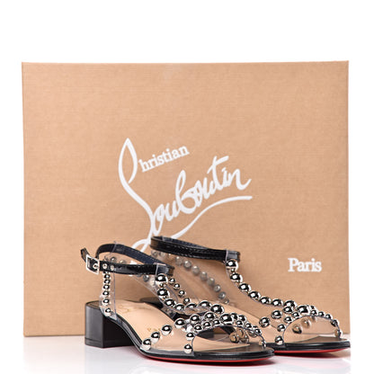 Christian Louboutin Patent PVC Faridaravie 25 Sandals 36 Black 8 of 8