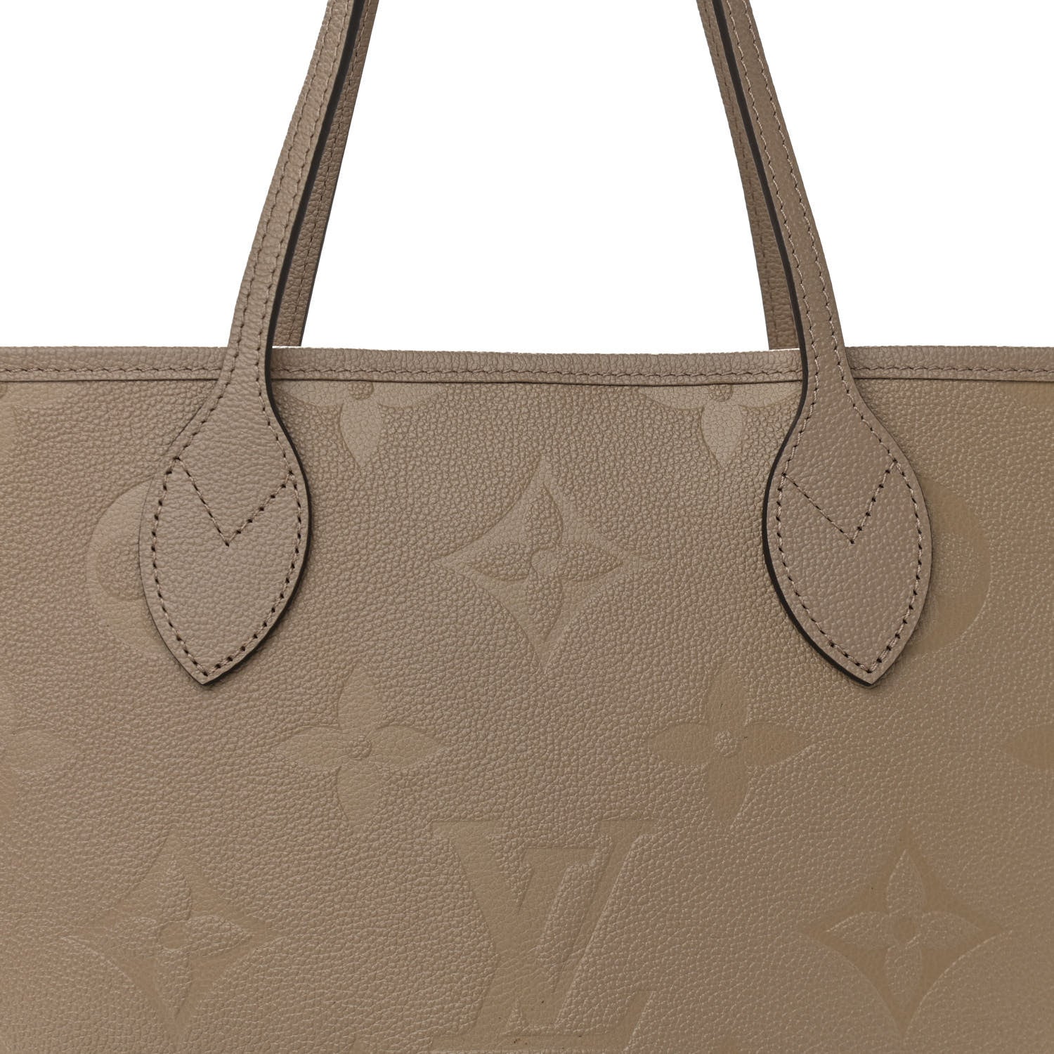 Louis Vuitton Empreinte Monogram Giant Neverfull MM Tourterelle 8 of 10