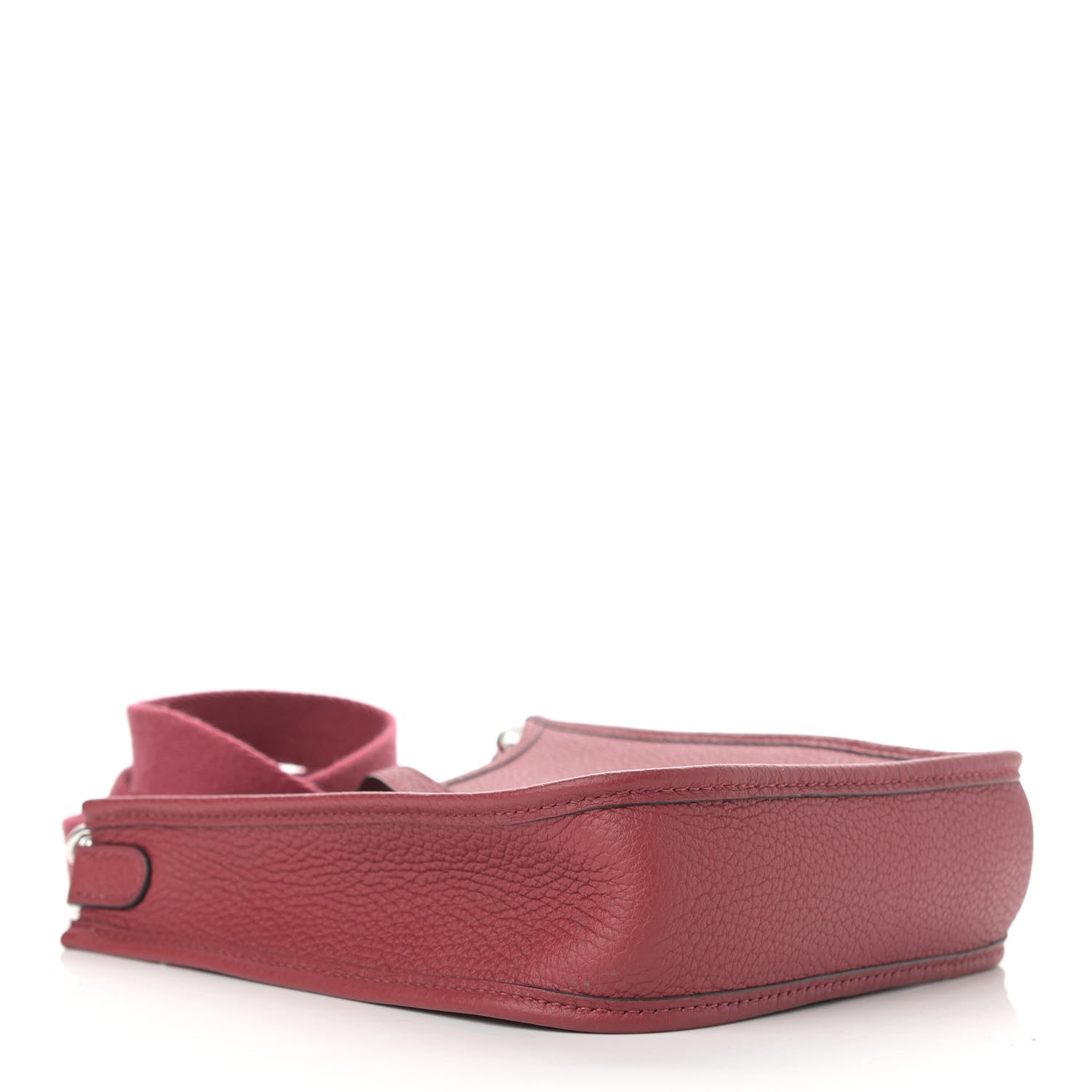 Hermes Taurillon Clemence Evelyne TPM Rouge Grenat 3 of 10