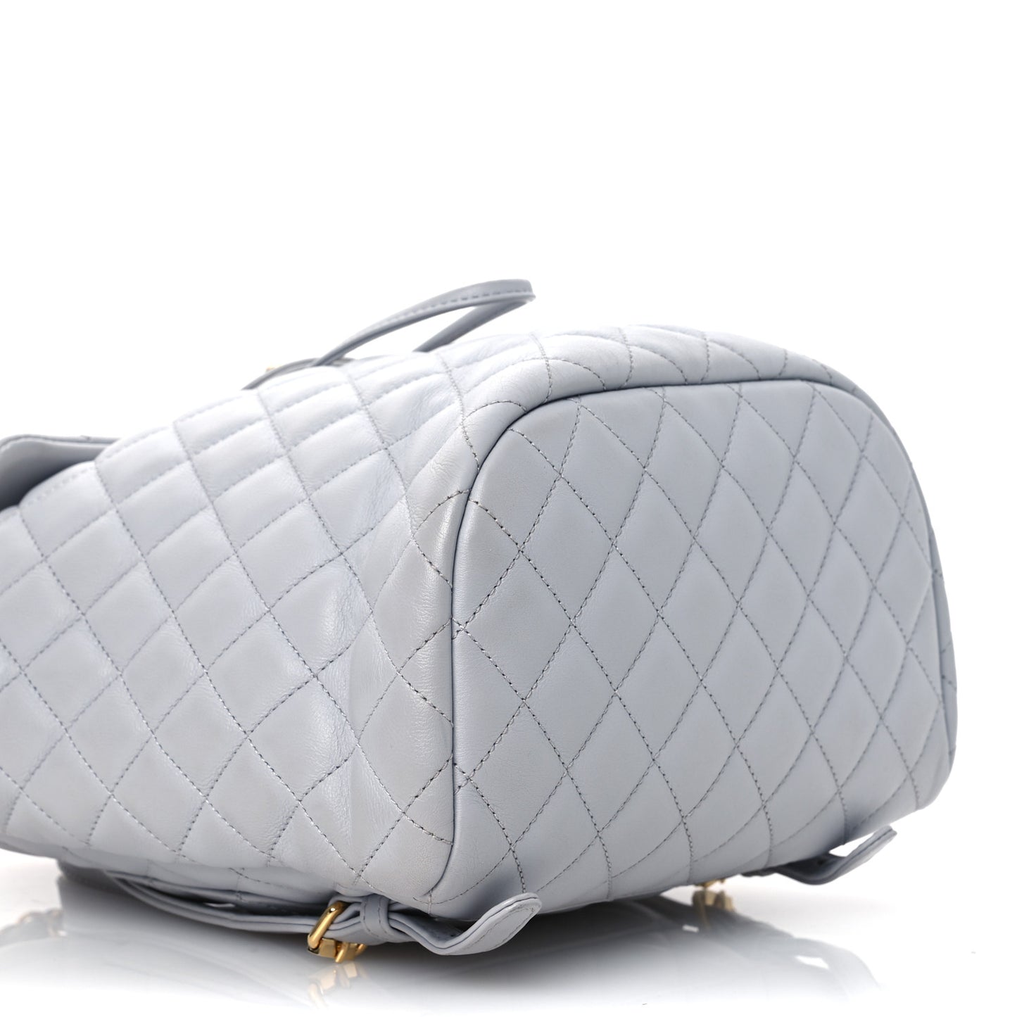 Calfskin Quilted Small Urban Spirit Backpack Grey