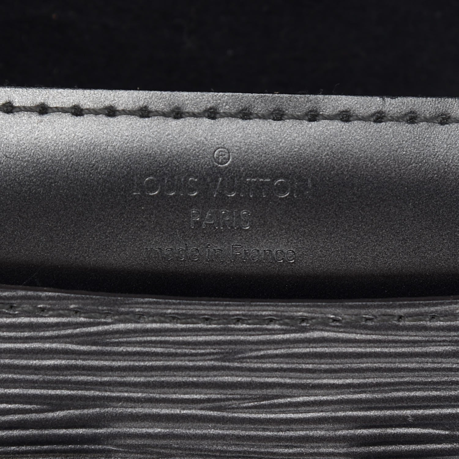 Louis Vuitton Epi Louise Strap PM Black 6 of 10