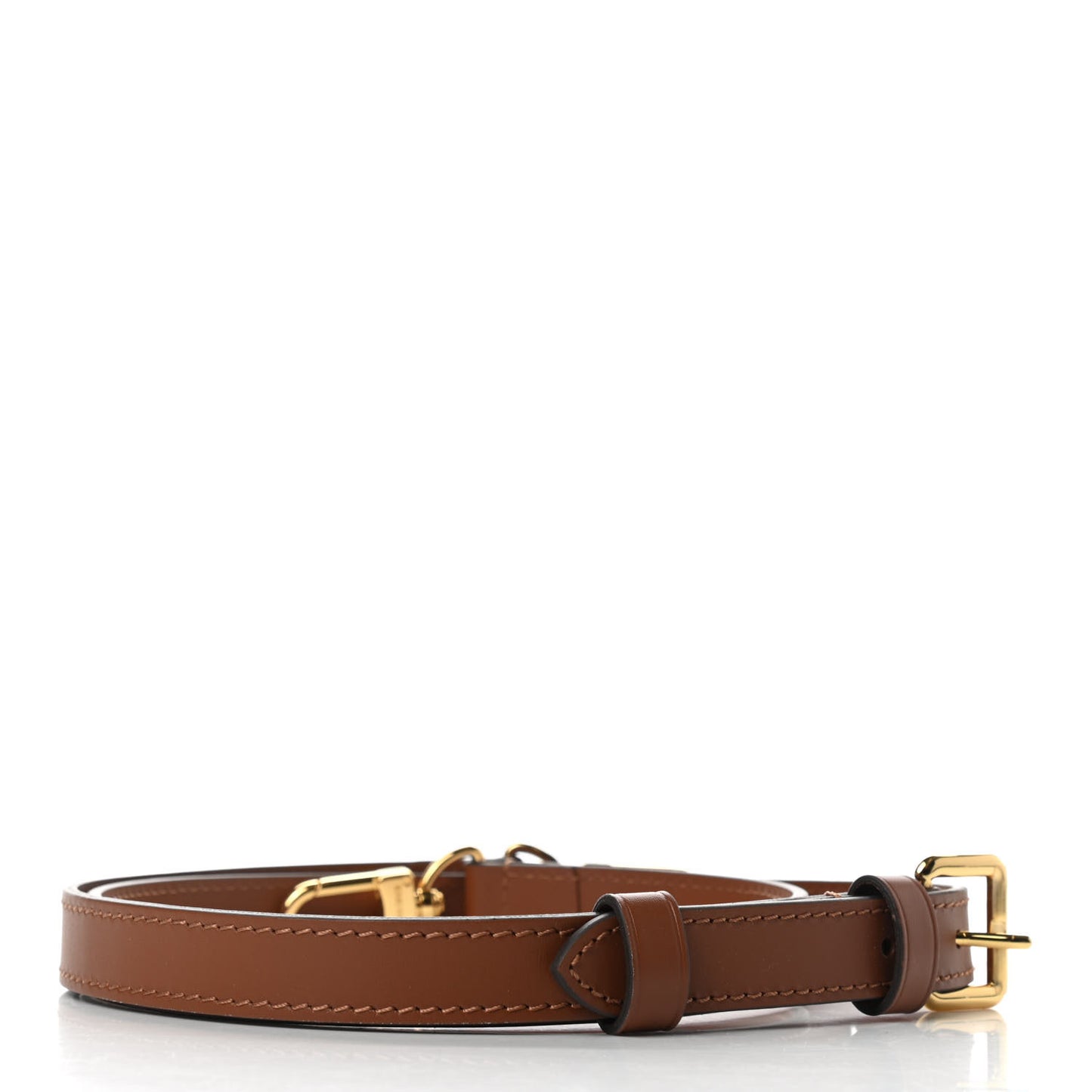 Calfskin V Tote BB Shoulder Strap Caramel