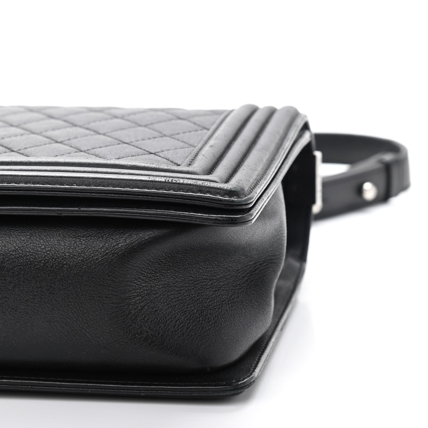 Chanel Lambskin Quilted New Medium Boy Flap Black 6 of 9