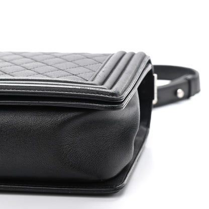 Chanel Lambskin Quilted New Medium Boy Flap Black 6 of 9