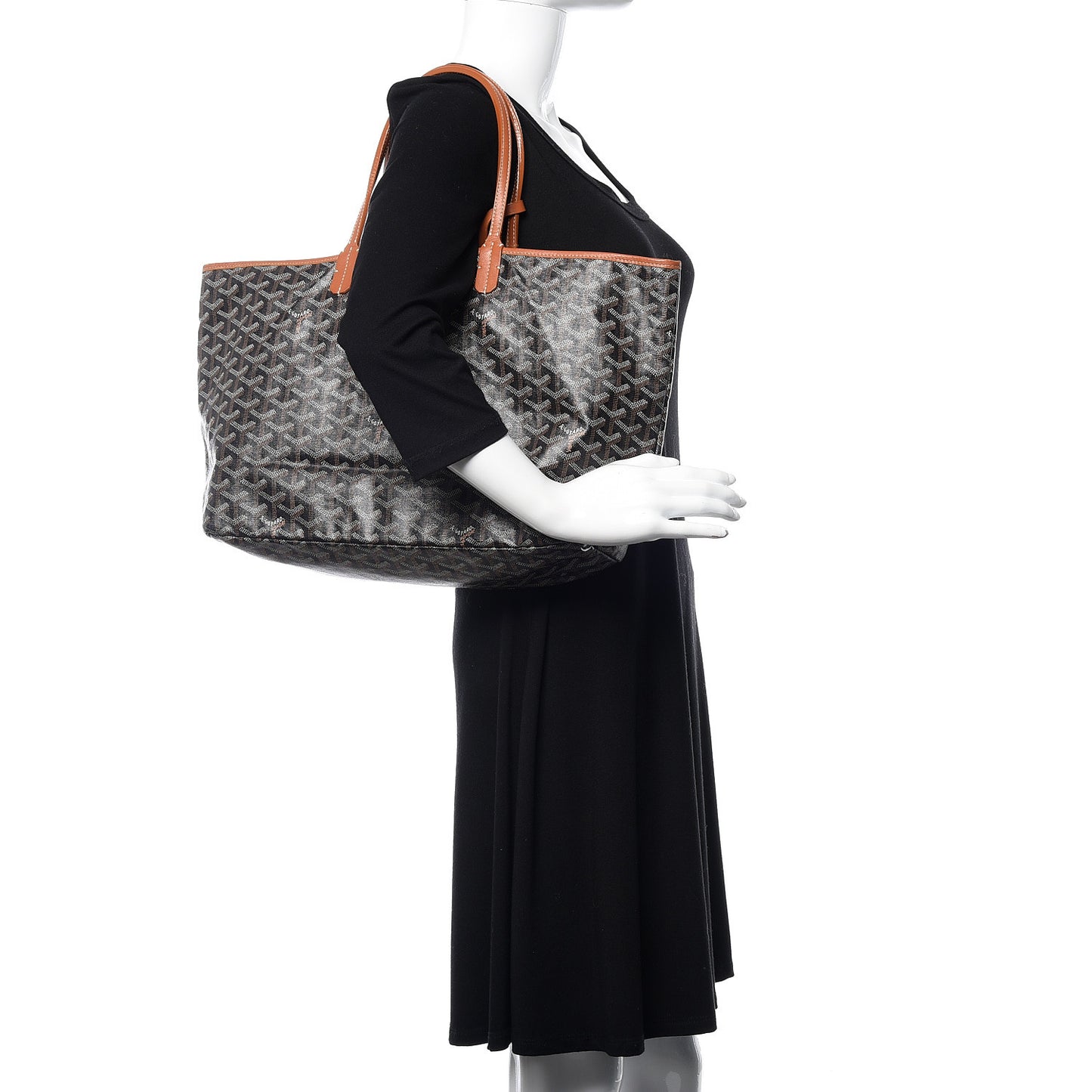 Goyardine Saint Louis PM Black Gold