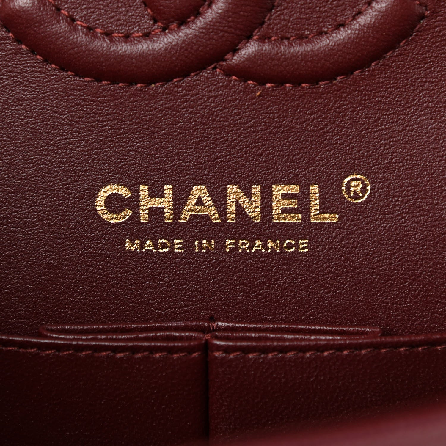 Chanel Caviar Quilted Small Double Flap Burgundy 6 of 11