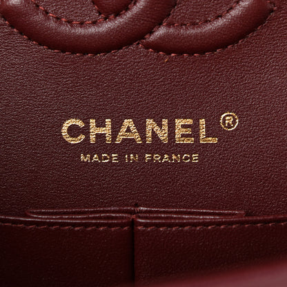 Chanel Caviar Quilted Small Double Flap Burgundy 6 of 11