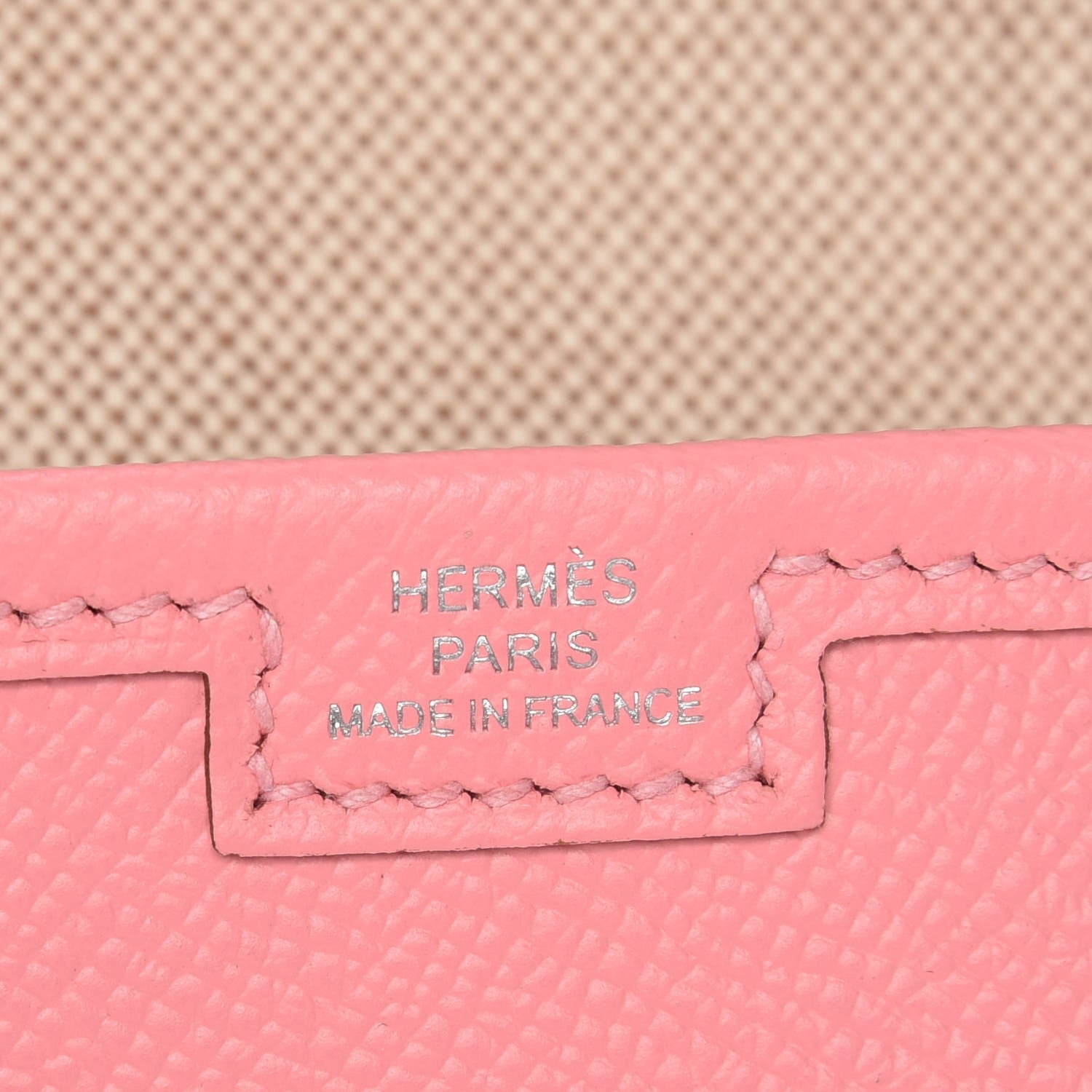 Hermes Epsom Jige PM Clutch Rose Confetti 6 of 8