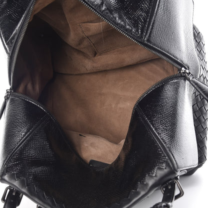 Bottega Veneta Nappa Karung Intrecciato Satchel Black 5 of 10