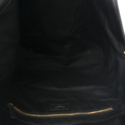Saint Laurent Lambskin Quilted Maxi Icare Shopping Tote Black 9 of 23