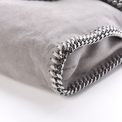 Stella McCartney Shaggy Deer Falabella Fold Over Tote Grey 7 of 9