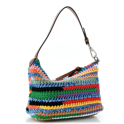 Miu Miu Fabric Crochet Pouch Multicolor 3 of 11