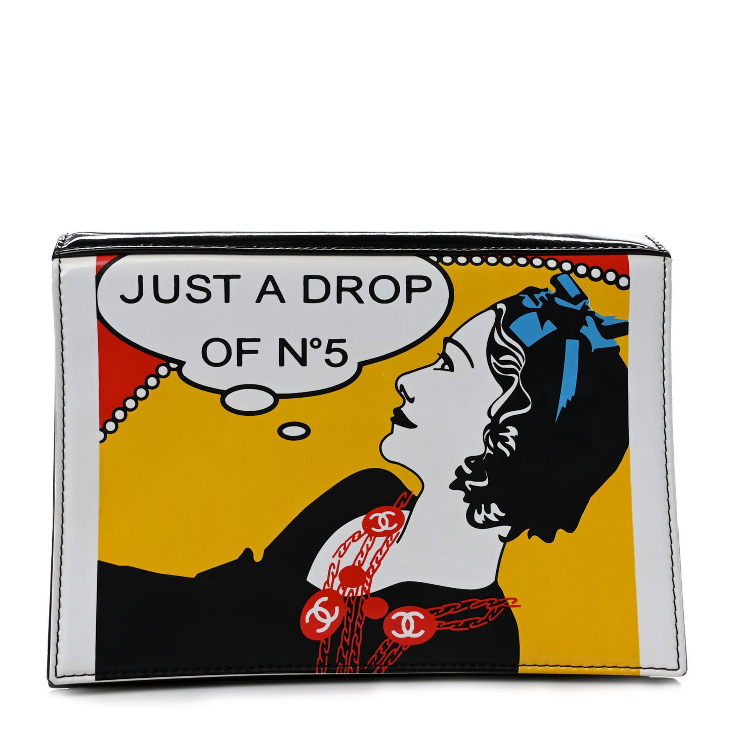 Patent Just a Drop of N°5 Comic Coco Clutch