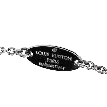 Louis Vuitton Metal Essential V Supple Necklace Silver 5 of 5