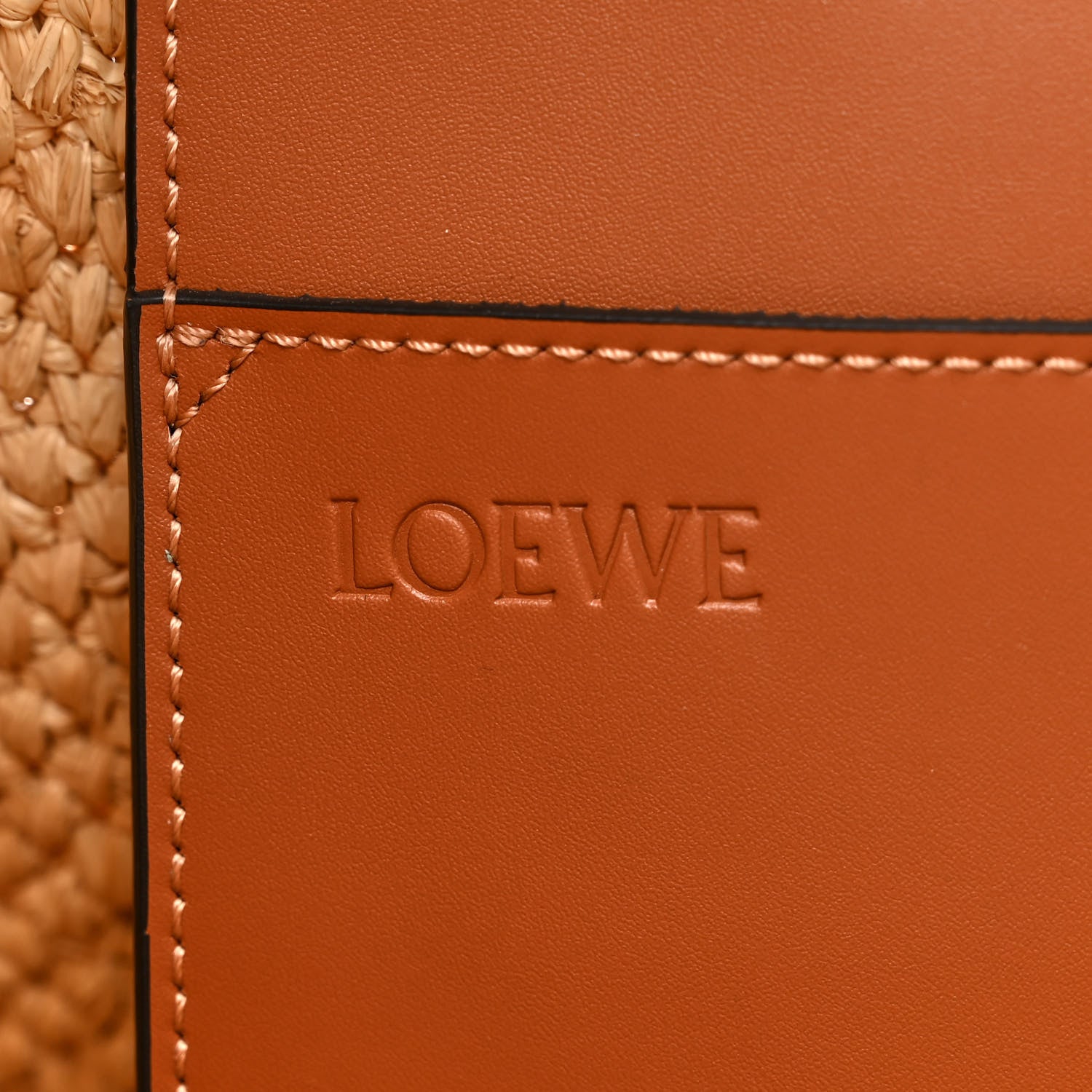Loewe Raffia Large Paula's Ibiza Logo Tote Natural Tan 6 of 10