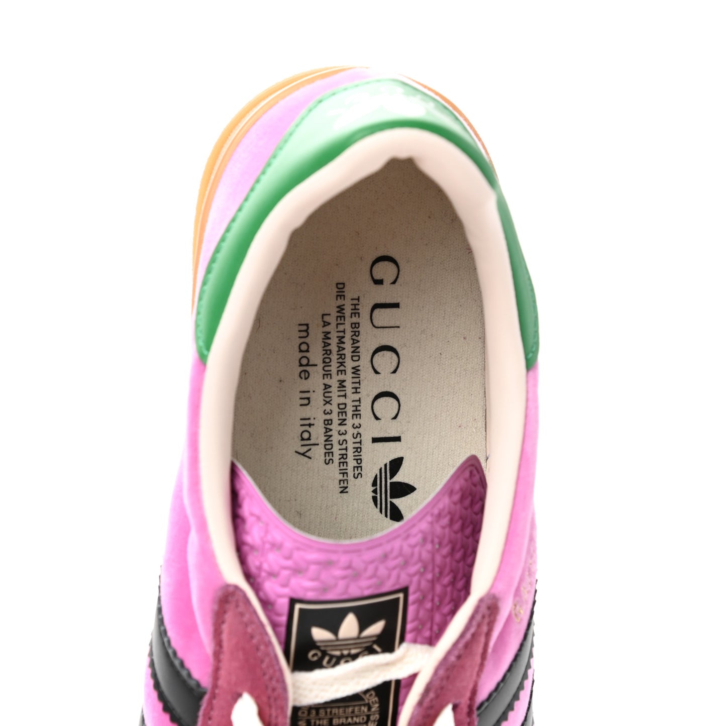 X ADIDAS Softy Velvet Suede Madeira Demetra Mens Gazelle Sneakers 10 Peonia Rose Blossom Black New Shamarock