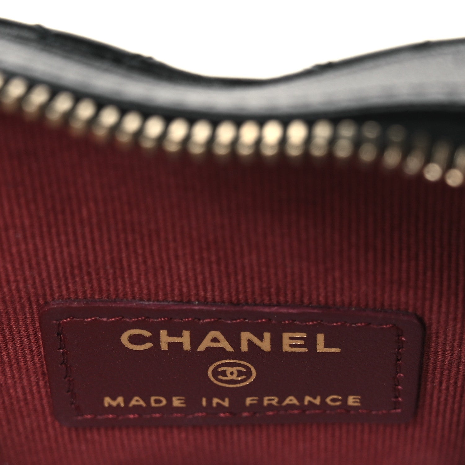 Chanel Lambskin Quilted CC In Love Heart Clutch With Chain Black 6 of 9