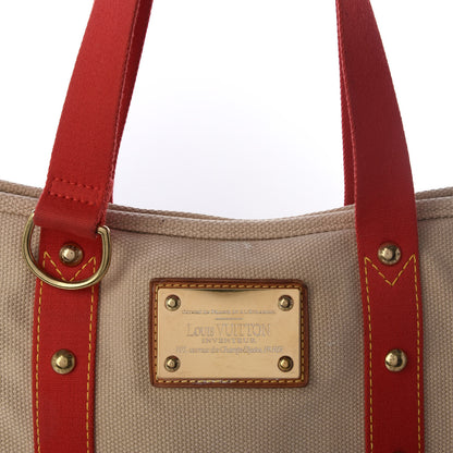 Louis Vuitton Toile Antigua Cabas MM Beige 11 of 11