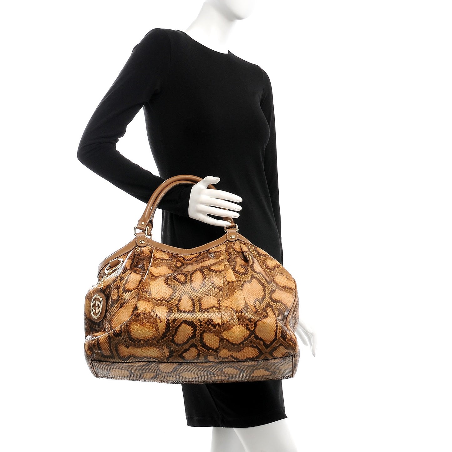 Python Large Sukey Tote Brown