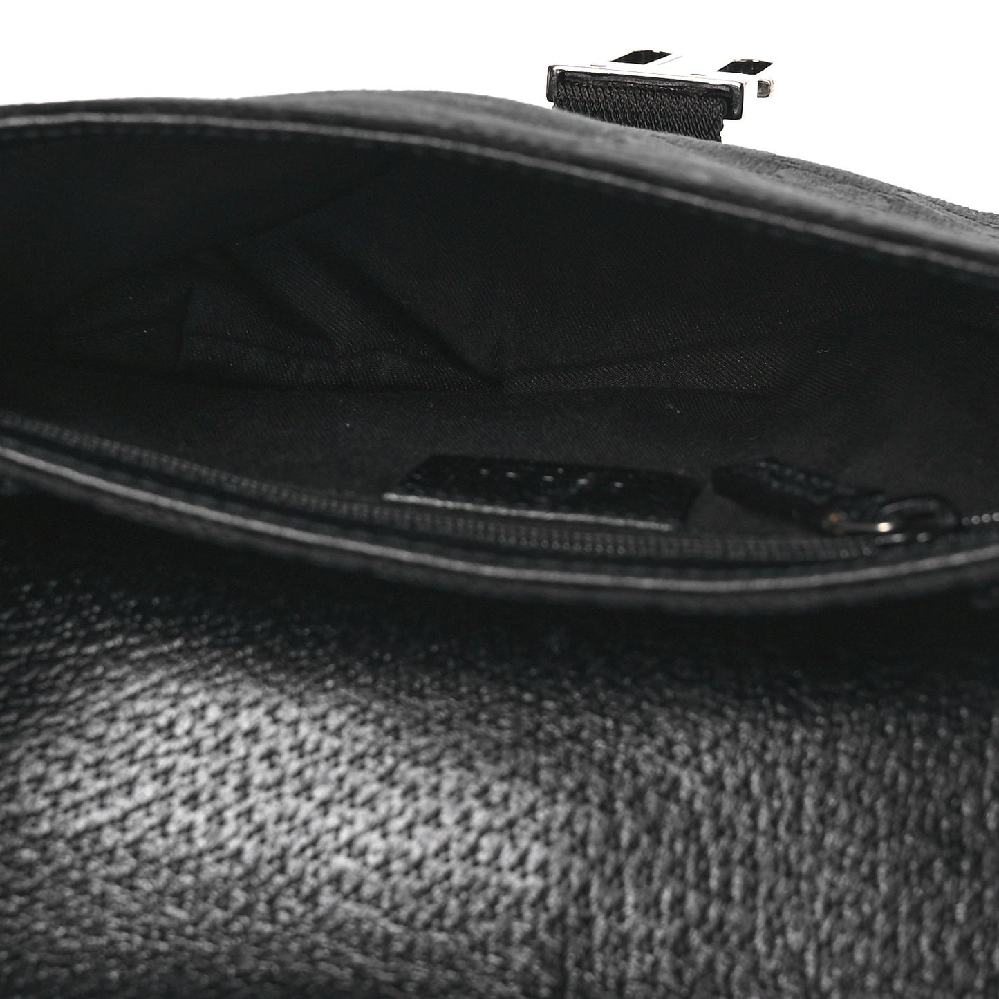 GG Monogram Web Buckle Belt Bag Black