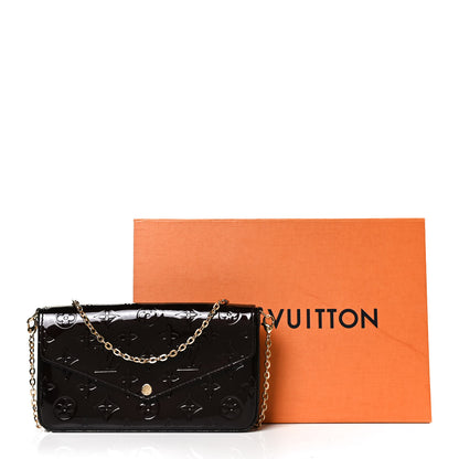 Louis Vuitton Vernis Pochette Felicie Chain Wallet Amarante 12 of 12