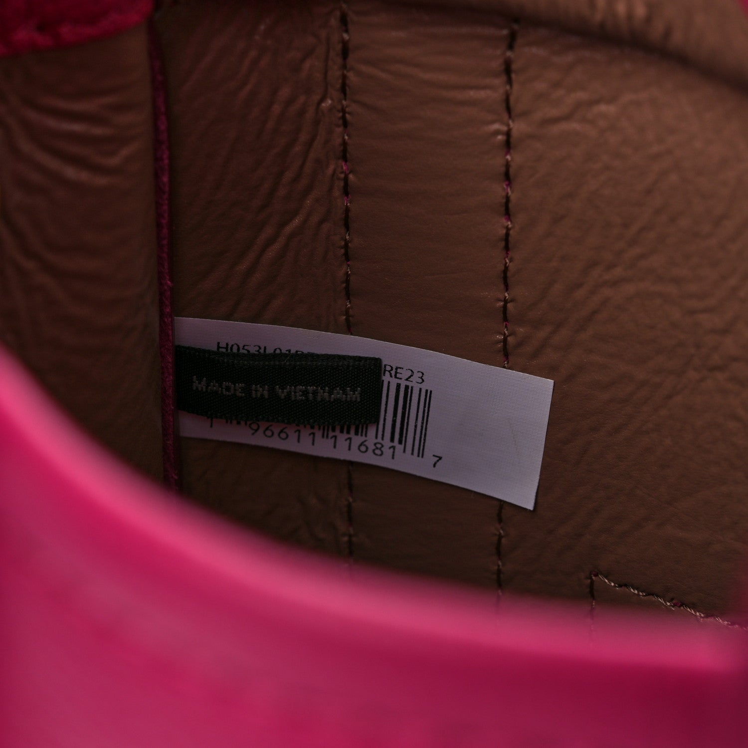 Marc Jacobs Grained Calfskin Mini The Tote Bag Lipstick Pink 6 of 9