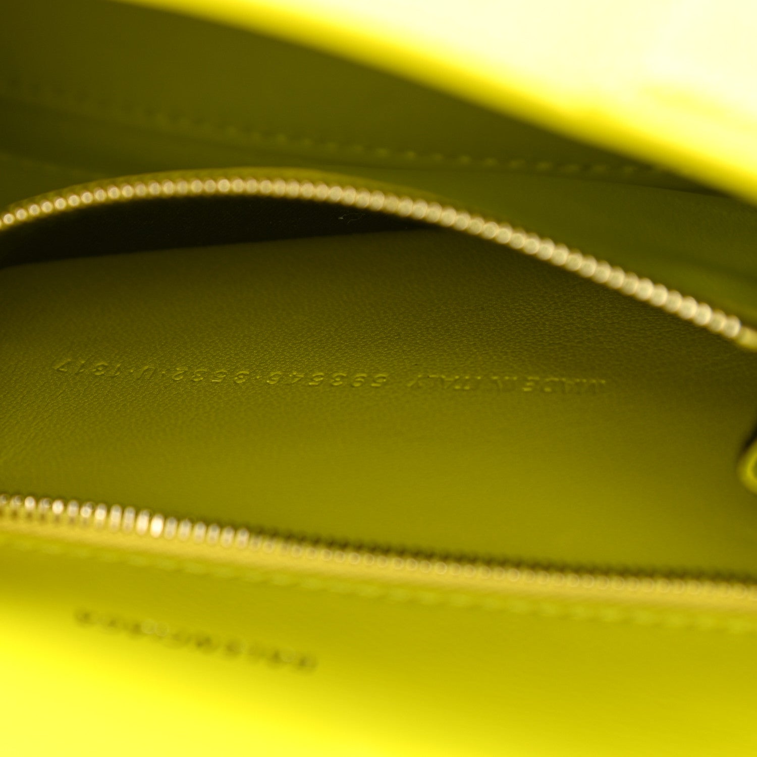 Balenciaga Grained Calfskin Small Hourglass Top Handle Bag Lime 8 of 10