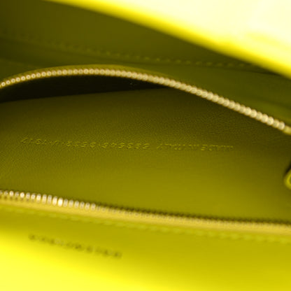 Balenciaga Grained Calfskin Small Hourglass Top Handle Bag Lime 8 of 10