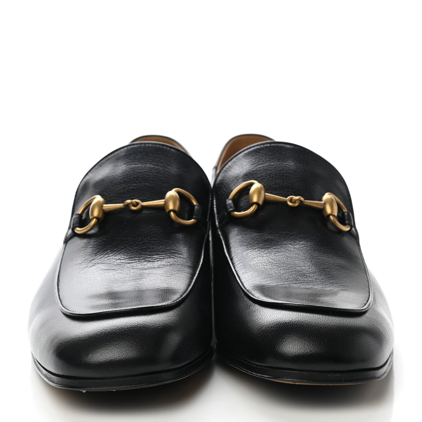 Goatskin Mens Horsebit Loafers 8 Black