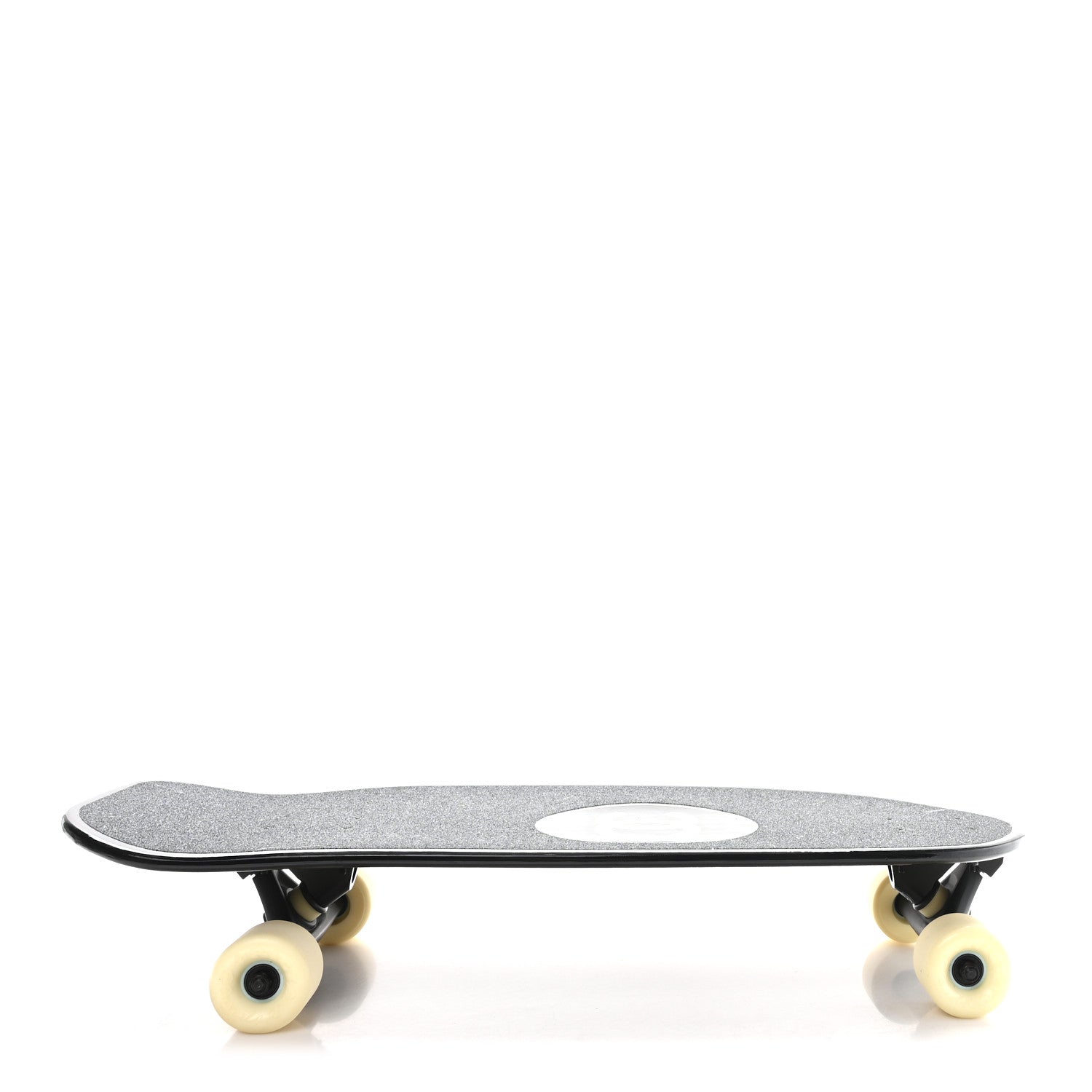 スケートボード CHANEL LACQUERED WOOD BLACK SKATEBOARD Chanel Lacquered Wood Logo Cruiser Skateboard Black Beige 1793957