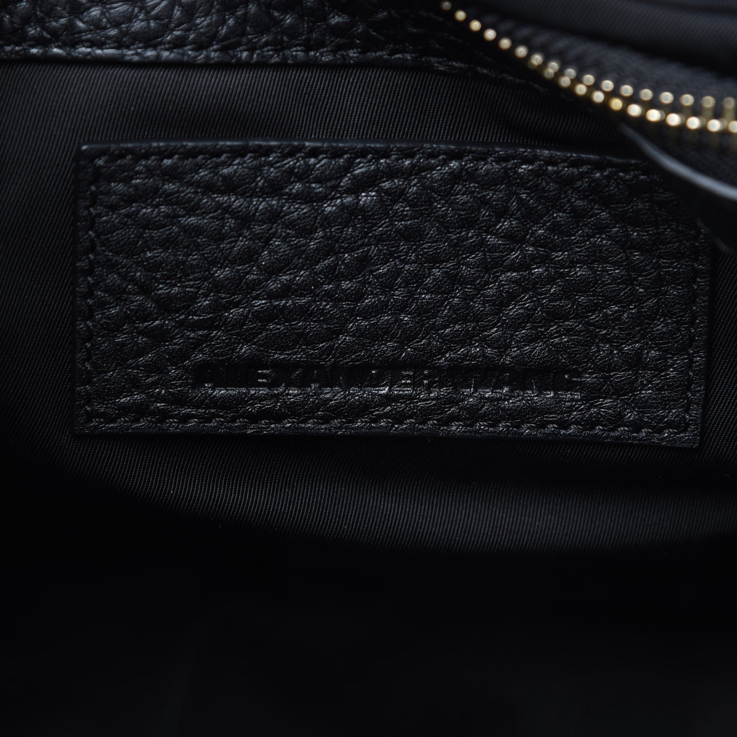 Alexander Wang Pebbled Lambskin Rockie Black Pale Gold Hardware 6 of 8