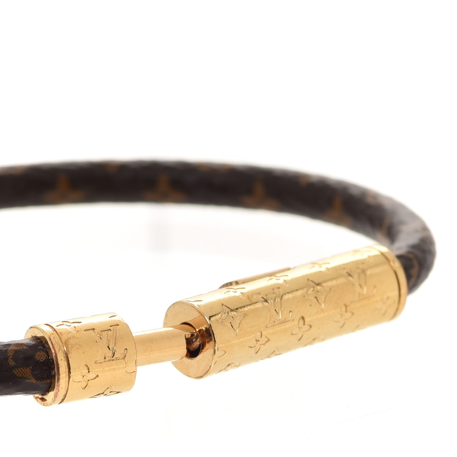 Louis Vuitton Monogram LV Confidential Bracelet 17 4 of 5