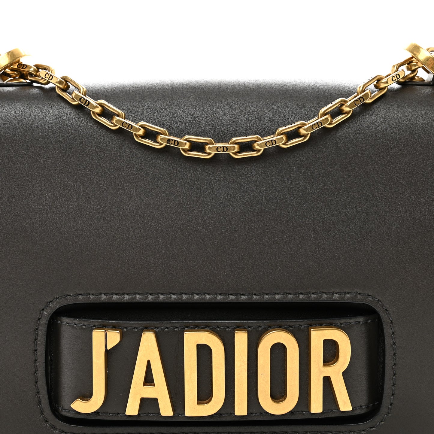 Calfskin Dior(e)volution Chain Flap Bag Grey