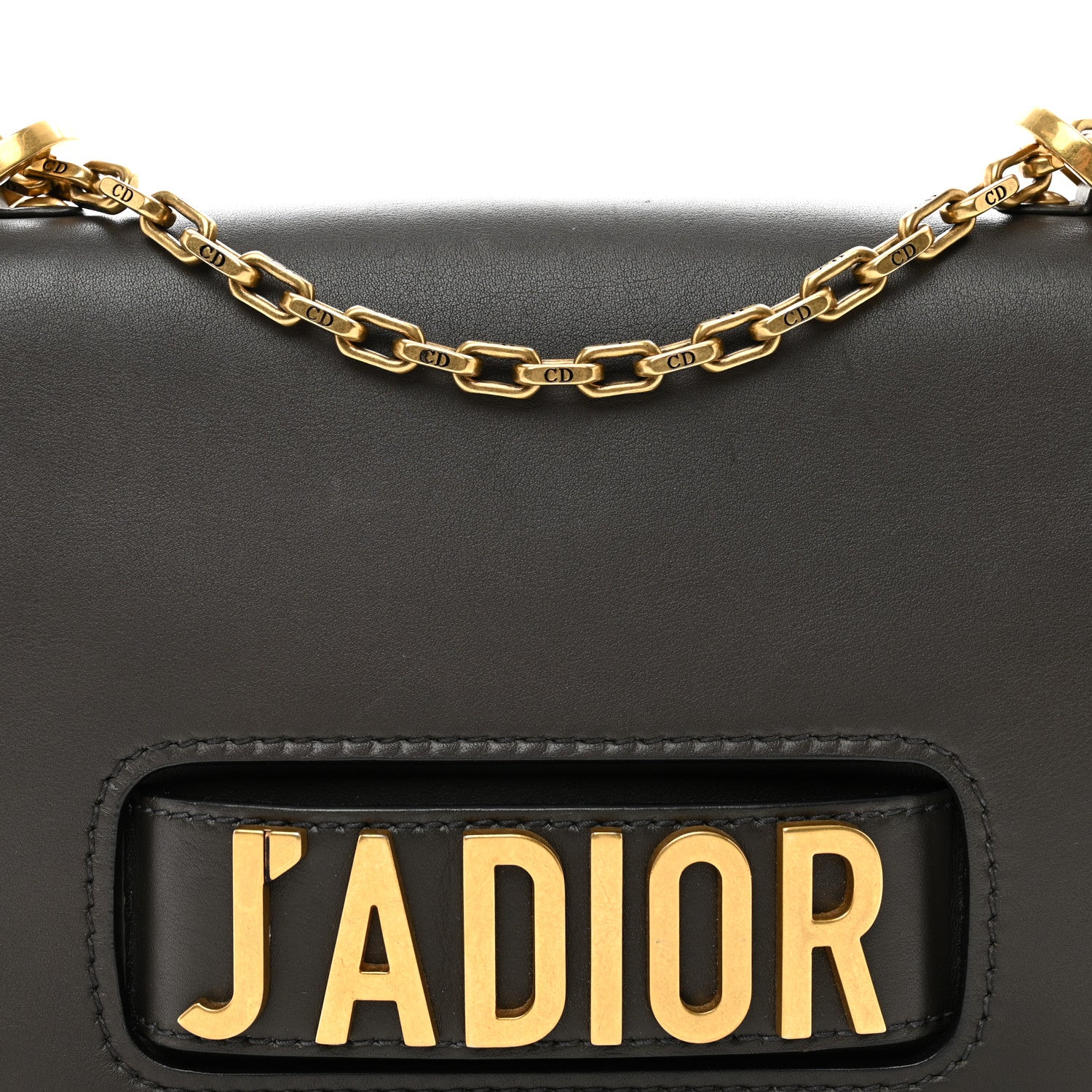 Christian Dior Calfskin Dior(e)volution Chain Flap Bag Grey 5 of 11