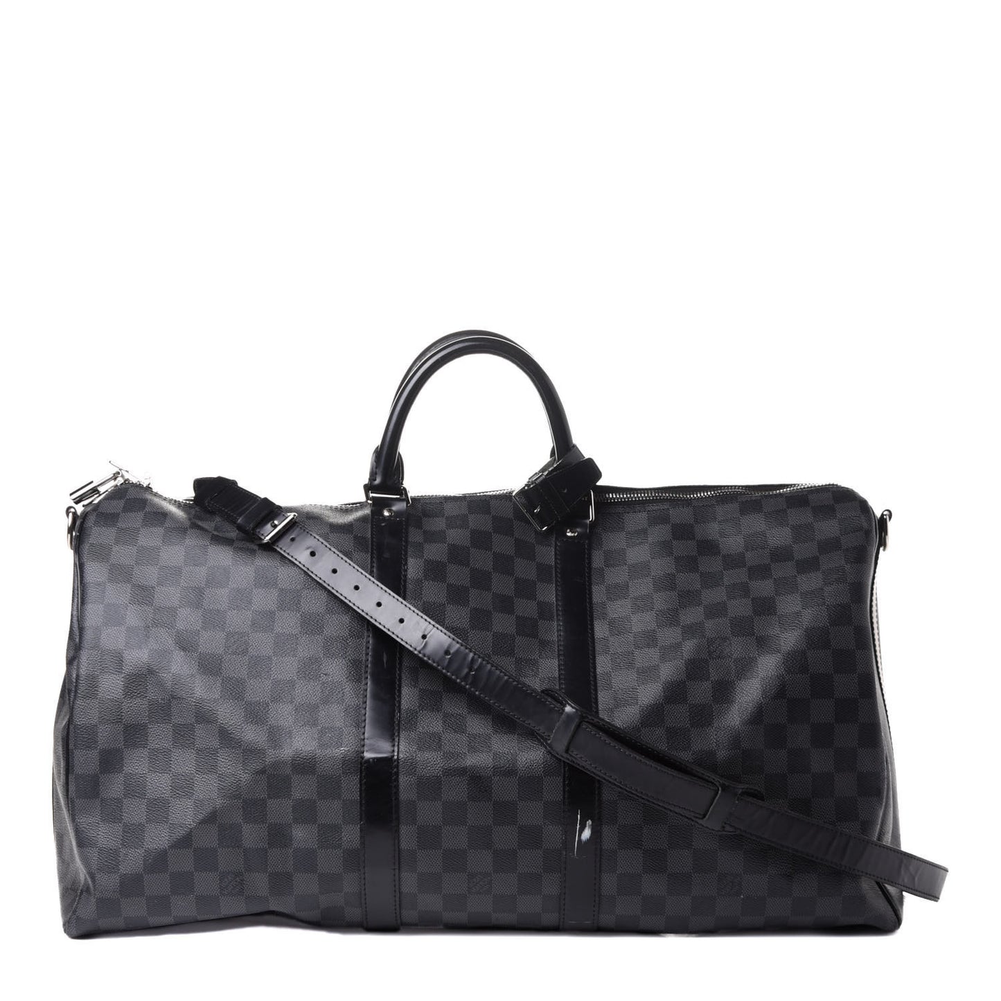 Damier Graphite Keepall Bandouliere 55